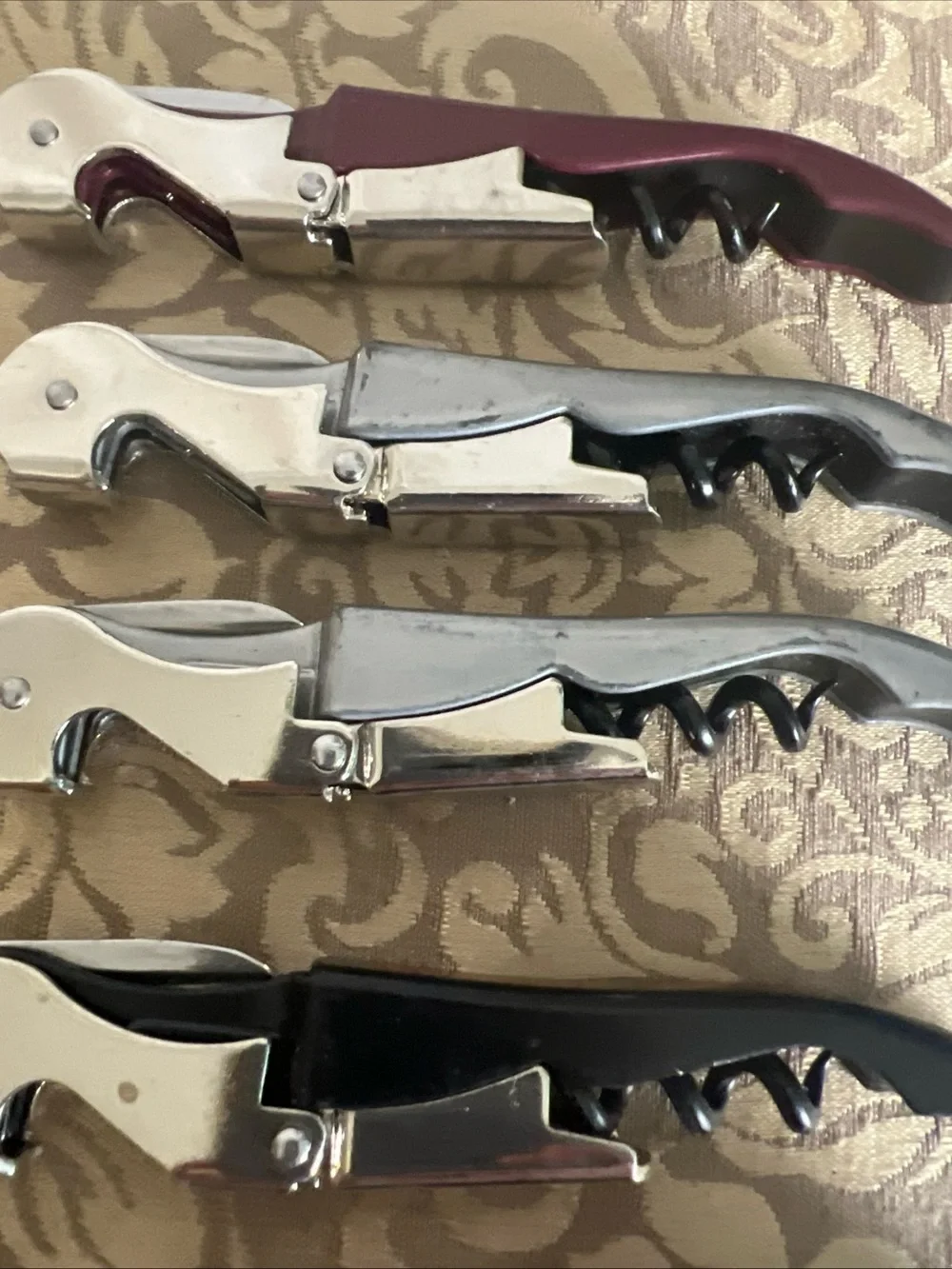5PackTrader Joe’s Waiter’s Friend Corkscrew Stainless St w/Foil Cutter Wine Keys